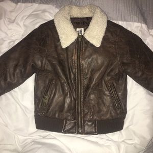 Toddler Leather Jacket